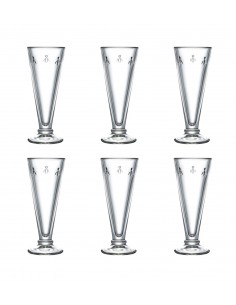 Set de 6 Copas Flauta Abeja 2