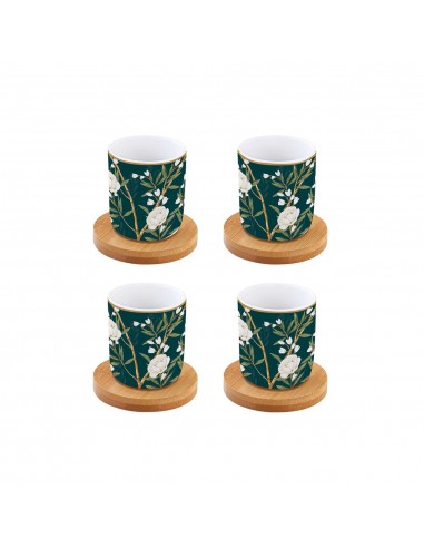 Set de 4 Tazas Royal Peonis