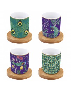 Set de 4 Tazas de Café...