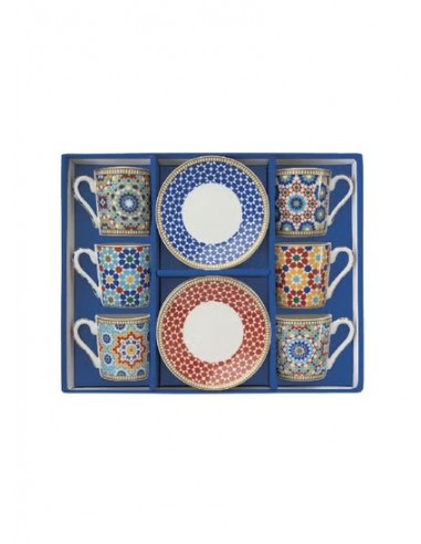 Set de 6 Tazas de Café Marrakech