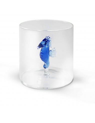 Vaso de Cristal - Caballito de Mar