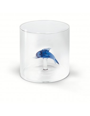 Vaso de Cristal - Delfín