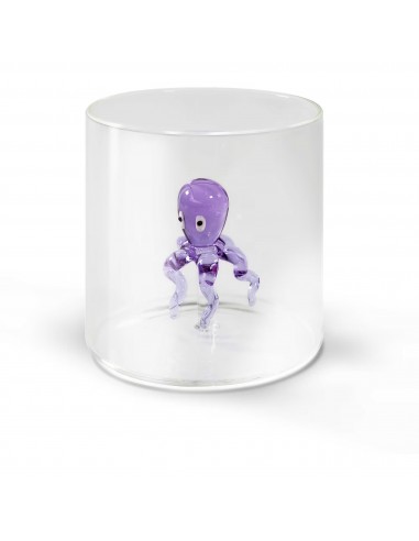 Vaso de Cristal - Pulpo