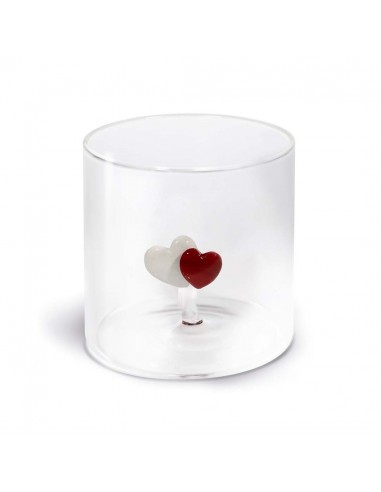 Vaso de Cristal - Corazones