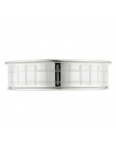 Porta Botella Graphik Silver Plated