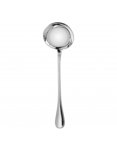 Cucharón de Sopa Perles Silver Plated