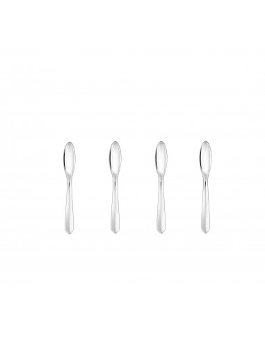 Set de 4 Cucharas de Espresso Infiniti - Silver Plated