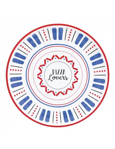 Plato de Pizza Lovers - Azul
