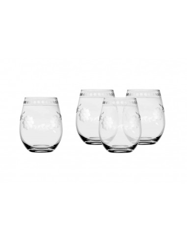 Set de 4 Vasos Cortos Belle
