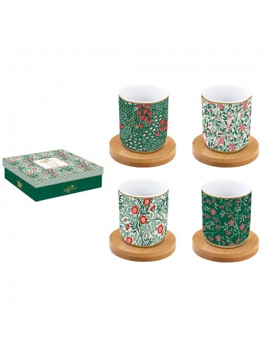 Set de 4 Tazas de Café Woodland