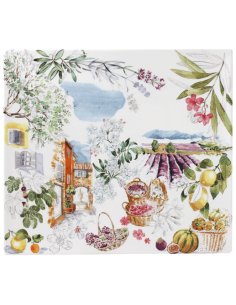 Plato Cuadrado Provence
