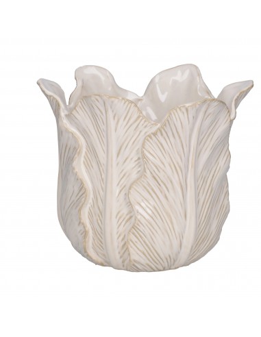 Cachepot Dordogna L - Blanco
