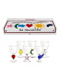 Set de 6 Copas Cœuriatides Set de 6 Copas Cœuriatides