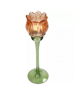 Candelabro Flower Glass -...