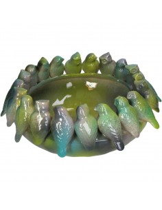 Bowl Birds Stoneware Multi