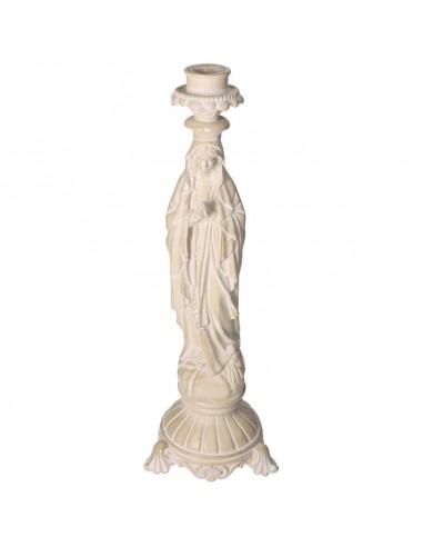 Portavelas Virgen María - Beige