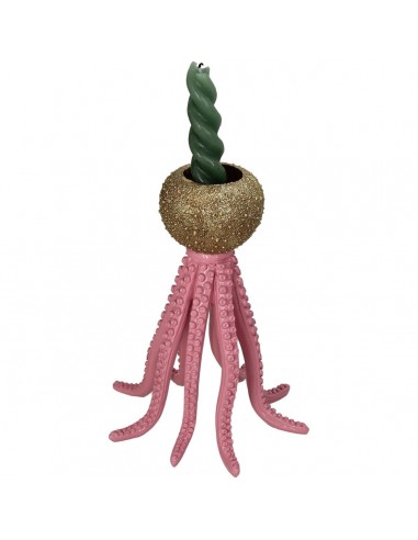 Portavelas Stick Octopus - Pink