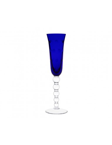 Copa Flauta Bubbles Dark-Blue