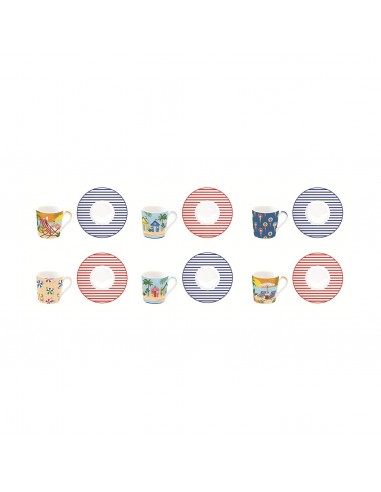 Set de 6 Tazas de Café La Plage
