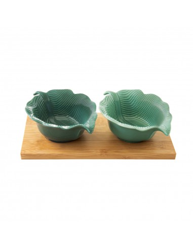 Set de 2 Bowls De Aperitivo Leaf Shape M