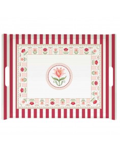 Bandeja Con Asa Flowery