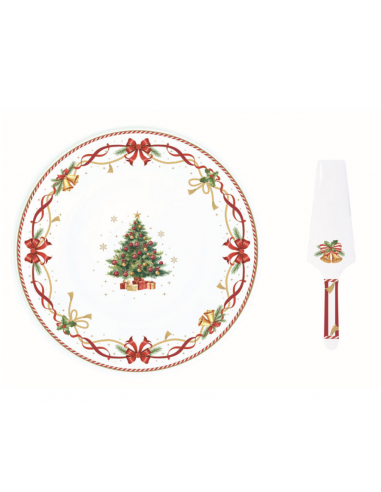 Platón de Cake Christmas Tale