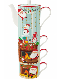 Juego de Té Santa By The Fire