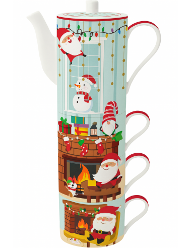 Juego de Té Santa By The Fire