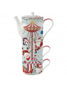Juego de Té Santa's Carousel