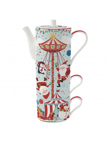 Juego de Té Santa's Carousel