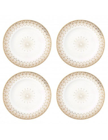 Set de 4 Platos de Postre Festive