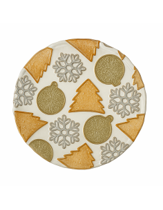 Plato de Postre Gold Mirror