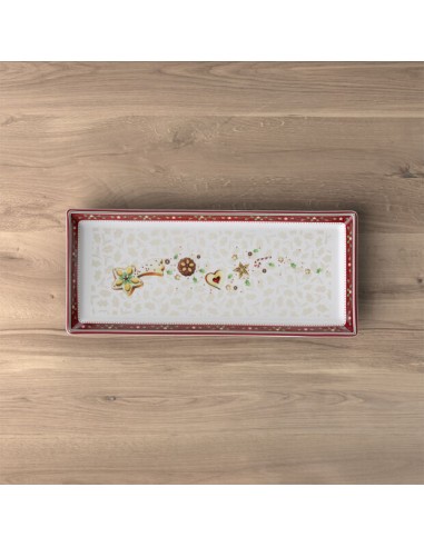 Plato Rectangular pata Tarta Winter... Plato Rectangular pata Tarta Winter...