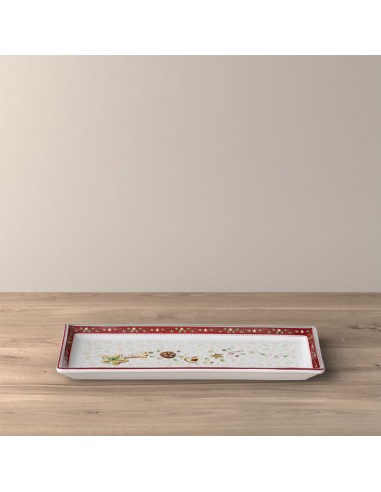 Plato Rectangular pata Tarta Winter... Plato Rectangular pata Tarta Winter...