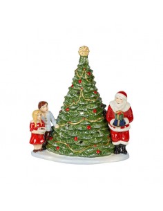 Adorno Santa on Tree...