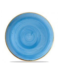 Plato Llano Stonecast - Azul