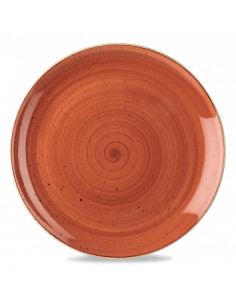 Plato Base Stonecast - Rojo