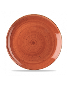Plato Llano Stonecast - Rojo