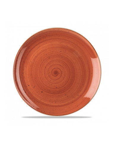 Plato Llano Stonecast - Rojo