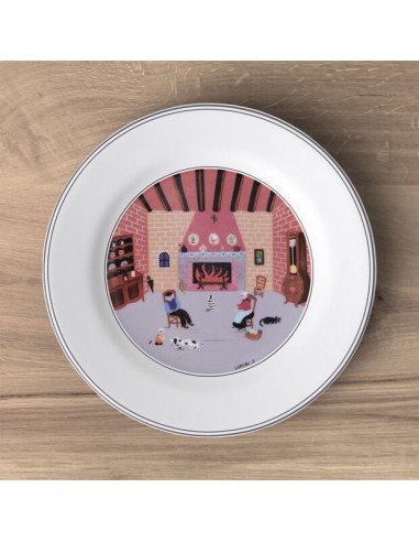 Plato de Postre Design Naif - Fireplace