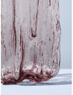 Jarrón Crackle Rosado - Grande 2