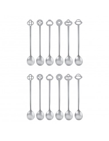 Set de 12 Cucharitas Oriental Living - Plateado
