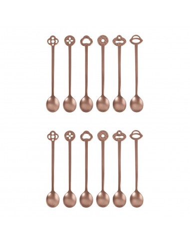 Set de 12 Cucharitas Oriental Living - Cobre
