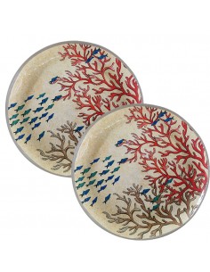 Set de 2 Platos Llano Sea Life