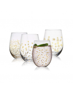 Set de 4 Vasos de Vino Party