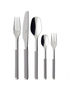 Set de 24 Cubiertos S+ Taupe