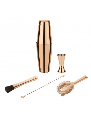 Set de Utensilios para Bar Boston - Cobre