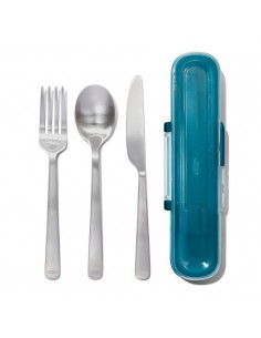 Set de 3 Cubiertos con Estuche