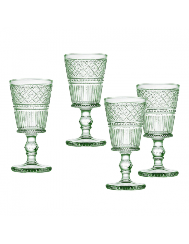Set de 4 Copas Goblet Claro - Verde