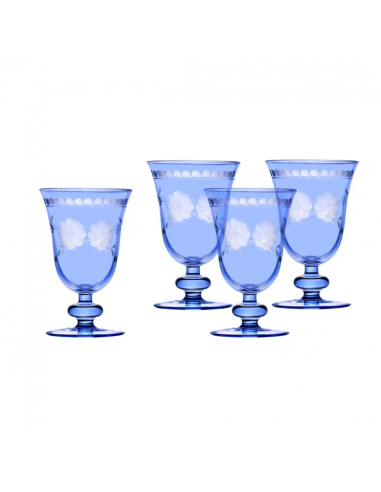 Set de 4 Copas Goblet Belle Fleur